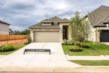 New construction Single-Family house 233 Menlo Bnd, Liberty Hill, TX 78642 1722W- photo 0