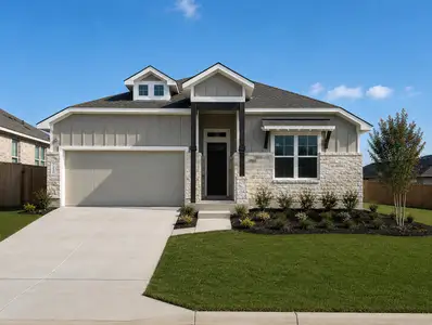 New construction Single-Family house 120 Salado Creek Trl, Bastrop, TX 78602 plan Rockwood - image