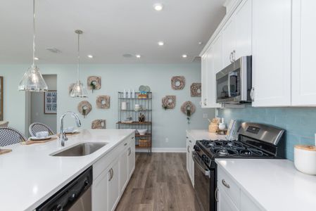 Kitchen with island