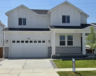 New construction Single-Family house 3661 Sandreed St, Dacono, CO 80514 plan The Powell - image