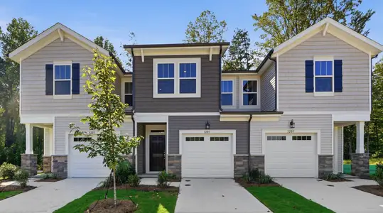 New construction Townhouse house 3205 Meadow Knoll Dr, Charlotte, NC 28269 plan Kinston - image