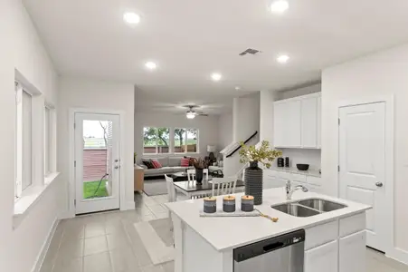 New construction Condo house 801 White Steppe Wy, Georgetown, TX 78626 plan Brazos - image