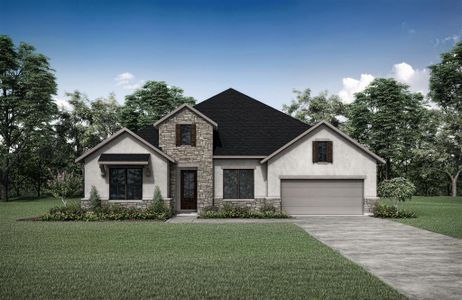 New construction Single-Family house 15638 Audubon Park Dr, Magnolia, TX 77354 Presley III C- photo 1 1