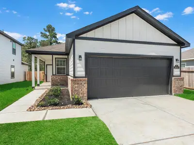 New construction Single-Family house 282 Intrepid Trail, Magnolia, TX 77354 BRIDGEPORT- photo 0