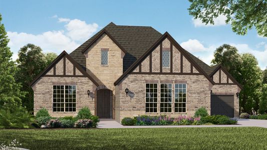 Plan 815 Elevation B with Stone