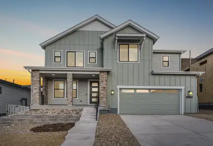 New construction Single-Family house 11134 Encantado Trl, Lone Tree, CO 80134 plan 4064 Rickie Elevation A - High Slope Contemporary - image