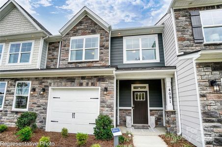 New construction Townhouse house 4107 Black Court, Unit 166, Harrisburg, NC 28075 - photo 0