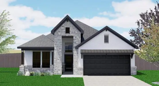 New construction Single-Family house 118 Little Tenina Trl, Cedar Creek, TX 78612 plan Palmer - image