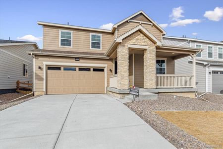 New construction Single-Family house 39243 Clymer St, Elizabeth, CO 80107 Ammolite- photo 1 1