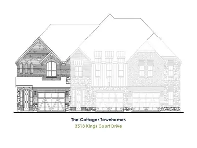 New construction Townhouse house 3513 Kings Court Dr, Lewisville, TX 75056 Building 26 Unit 1- photo 0