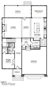 Lot 12 BN - Floor Plan - 1st