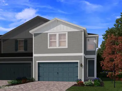 New construction Townhouse house 25 Rangeline Dr, St. Augustine, FL 32092 plan Hampton - image