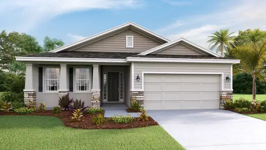 New construction Single-Family house 3014 Canopy Oak Blvd, Wildwood, FL 34785 plan Laurel - image