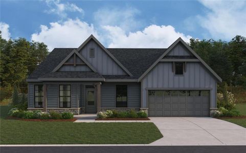 New construction Single-Family house 203 Haven Wy, Winder, GA 30680 plan Emmett - image