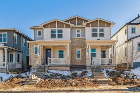 New construction Multi-Family house 9199 Snake River Street, Littleton, CO 80125 Chicago- photo 0