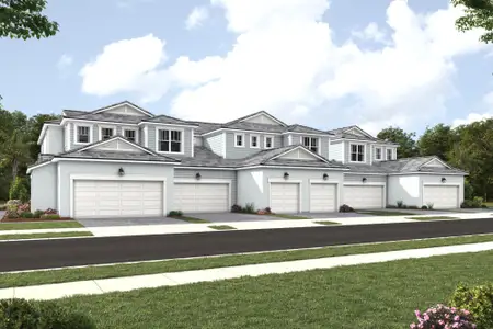New construction Townhouse house 17390 Moonflower Dr, Unit 203, Venice, FL 34293 Oceangrove II- photo 0