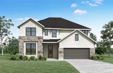 New construction Single-Family house 1525 Spring Gulch Ln, Georgetown, TX 78628 plan Tristan - image