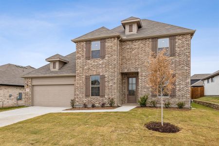 New construction Single-Family house 705 Bonnie Rose Ln, Van Alstyne, TX 75495 Kensington- photo 1 1