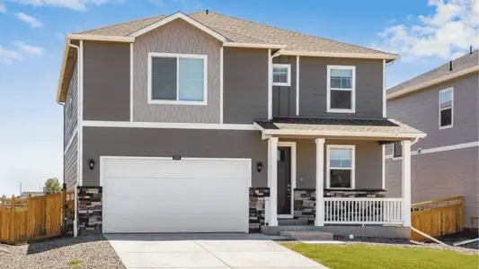 New construction Single-Family house 9897 Danube Ct, Commerce City, CO 80022 plan Bridgeport - image