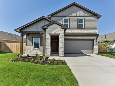 New construction Single-Family house 108 Osprey Chain, Cedar Creek, TX 78612 plan The Winedale (880) - image