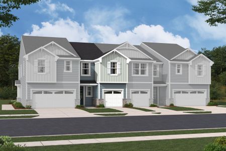 New construction Townhouse house 1309 Vibrant Rd, Charlotte, NC 28215 plan Aurora - image