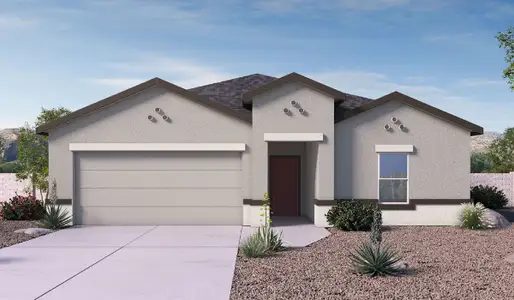 New construction Single-Family house 9890 N Swift Fox Pl, Marana, AZ 85653 plan Kingston - Acacia - H40K - image