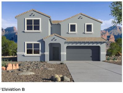 New construction Single-Family house 2086 W Stanton Avenue, Apache Junction, AZ 85120 The OZARK- photo 0