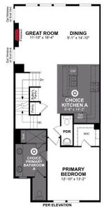 Beazer Homes Plano Gateway Seacrest Floorplan.