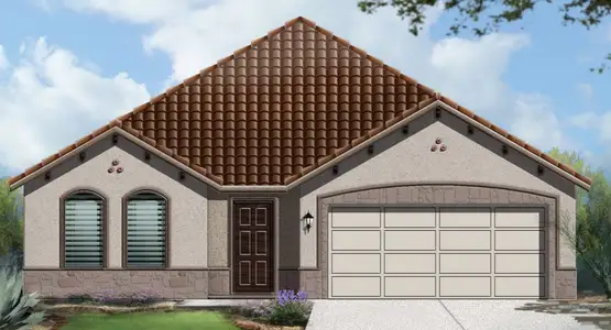 New construction Single-Family house El Paso, TX 79907 plan The Taos – 1547SSC - image