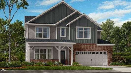 New construction Single-Family house 309 Diamond Bluff Ln, Holly Springs, NC 27540 plan Wayland - image