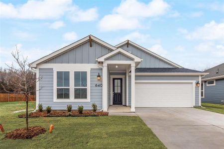 New construction Single-Family house 640 Marcus Ln, Crowley, TX 76036 plan Elinor II - image