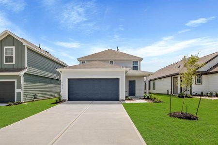 New construction Single-Family house 14050 Mount Hunter Drive, Willis, TX 77318 Woodland- photo 0