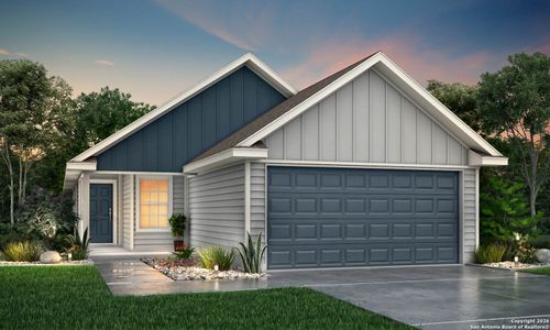 New construction Single-Family house 13608 Helton Pass, St. Hedwig, TX 78152 plan The White Oak - image