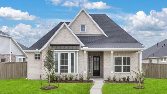 New construction Single-Family house 12015 Canal View Blvd, Mont Belvieu, TX 77523 plan Palmer -50’Lot - image