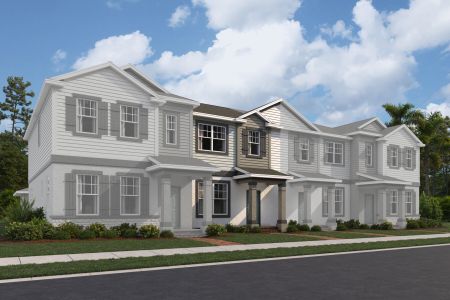 New construction Townhouse house 446 Lady Palm St, Apopka, FL 32703 plan Rutland - image