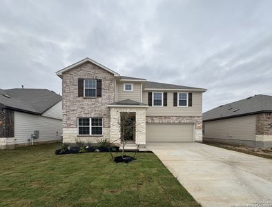 New construction Single-Family house 125 Beveridge, Seguin, TX 78155 Alexis Homeplan- photo 0