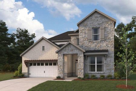 New construction Single-Family house 335 Champ Ave, Buda, TX 78610 plan Balcones II - Signature II Series - image