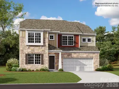 New construction Single-Family house 1430 Caracara Ct, Belmont, NC 28012 plan Forsyth Basement - image