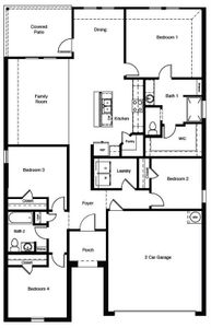 D.R. Horton's Huntsville floorplan - All Home and community information, including pricing, included features, terms, availability and amenities, are subject to change at any time without notice or obligation. All Drawings, pictures, photographs, video, square footages, floor plans, elevations, features, colors and sizes are approximate for illustration purposes only and will vary from the homes as built.