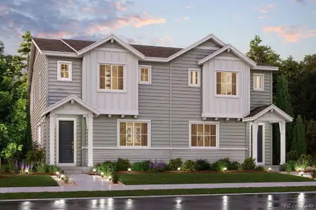 New construction Duplex house 13825 Deertrack Ln, Parker, CO 80134 plan Blue Spruce - image