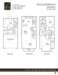 New construction Townhouse house 10608 Cascade Ledge Ln, Houston, TX 77025 Plan 2053- photo 3 3