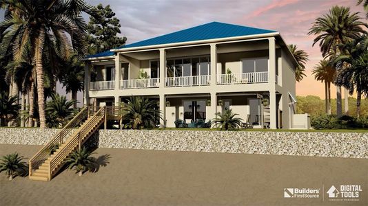 Exterior rear rendering