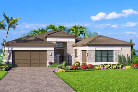 New construction Single-Family house 12320 Sw Calm Pointe Ct, Port St. Lucie, FL 34987 plan Carlyle II - image