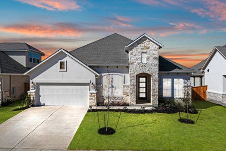New construction Single-Family house 1005 Ellensburg Dr, Georgetown, TX 78633 plan Hideaway - image