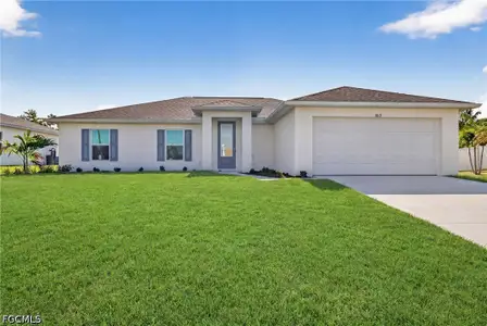 New construction Single-Family house 1815 Nw 19Th Ave, Cape Coral, FL 33993 plan The Sunset Harbor - image