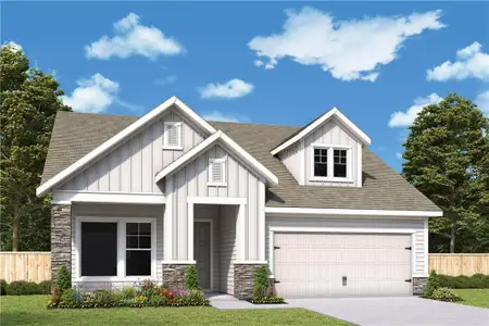 New construction Single-Family house 125 Tambourine Trl, Woodstock, GA 30189 plan The Copperdale - image