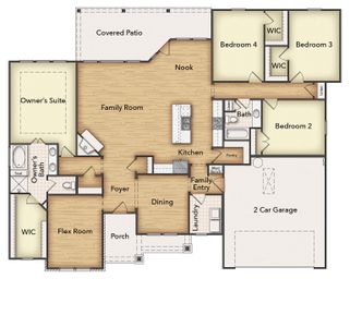 New construction Single-Family house 136 Ridgetop Trl, New Fairview, TX 76078 plan Colorado III - image 3