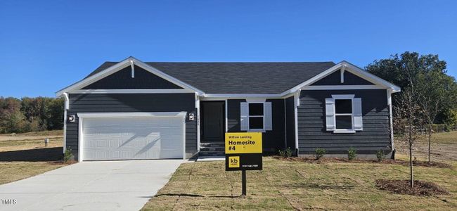 New construction Single-Family house 1420 Willow Landing Way, Willow Spring, NC 27592 Plan 1446- photo 0