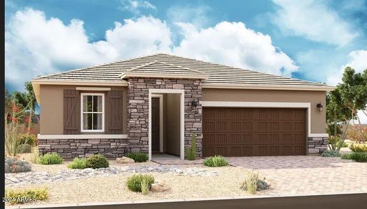 New construction Single-Family house 2569 N 196th Drive, Buckeye, AZ 85396 Slate- photo 0