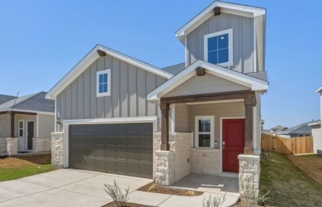 New construction Single-Family house 135 Rubber Tree Wy, Buda, TX 78610 plan Gustine - image